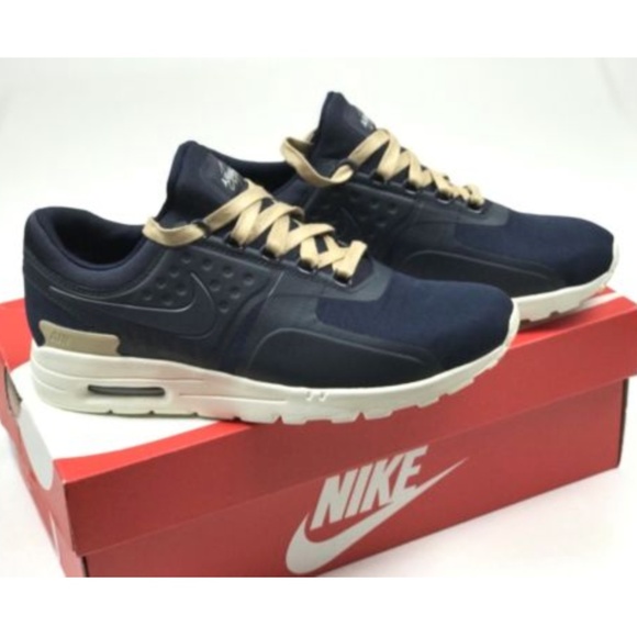 blue and tan air max